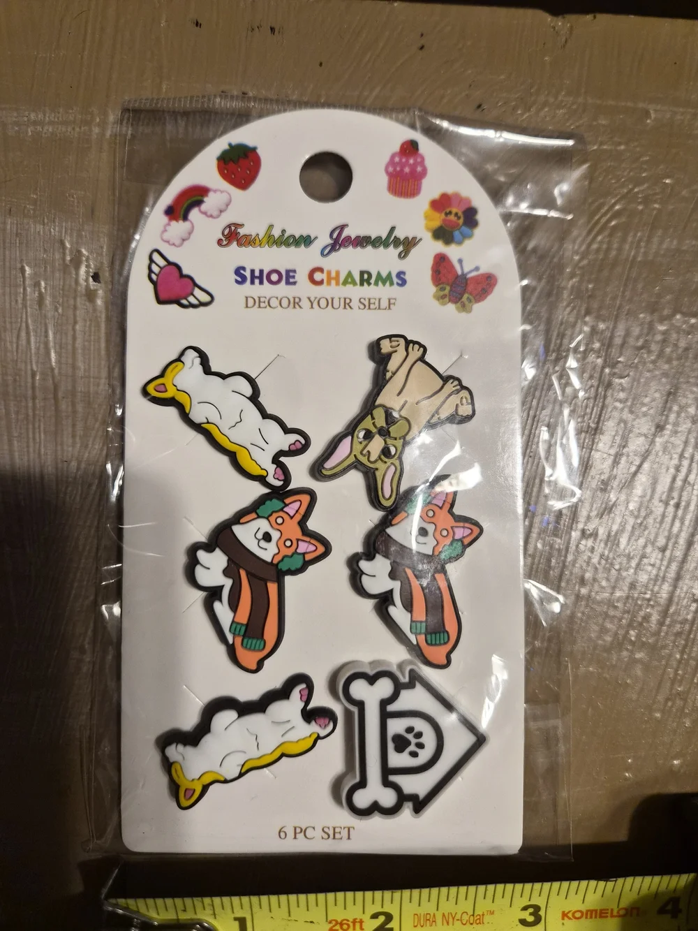 IFashion Jewelry Corgi & Dog Shoe Crocs - White, Orange, Pink, Yellow, Black